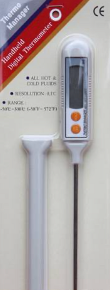 BAKERS DOUGH/WATER PROBE THERMOMETER – NZMALT