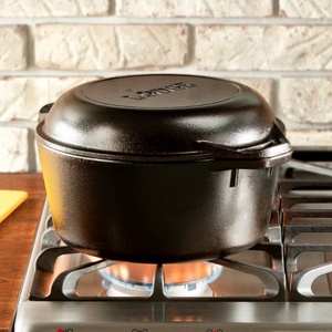 Lodge cast iron. Double Dutch oven 